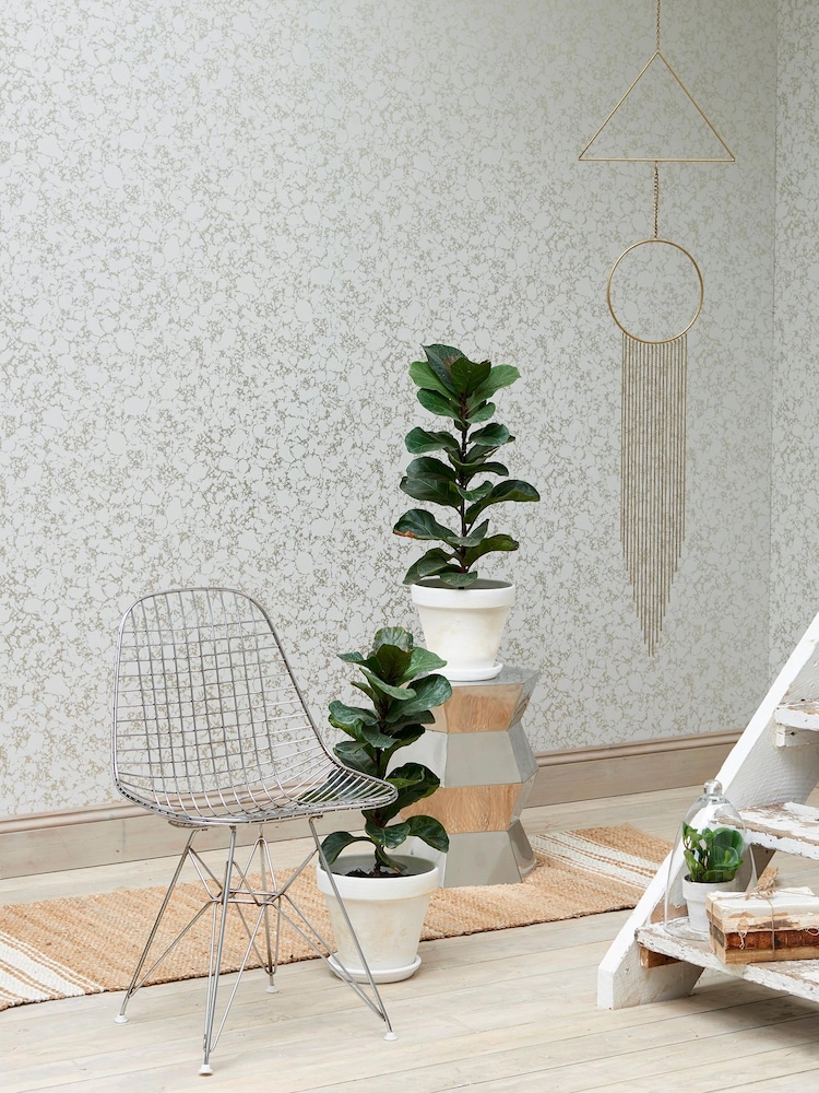 Clarke and Clarke Blush Gilver Pietra 10.05M Wallpaper - Image 1 of 2