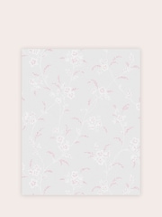 Laura Ashley Sugared Grey Eva Floral Wallpaper Sample - Image 2 of 2