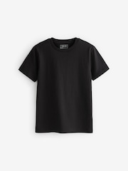 Black Regular Fit Short Sleeve T-Shirt (3-16yrs) - Image 1 of 2