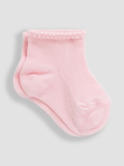 JoJo Maman Bébé Cream Pastel 3-Pack Princess Socks - Image 2 of 4