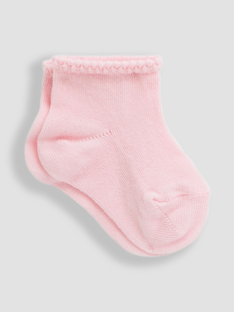 JoJo Maman Bébé Cream Pastel 3-Pack Princess Socks - Image 2 of 4