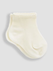 JoJo Maman Bébé Cream Pastel 3-Pack Princess Socks - Image 3 of 4