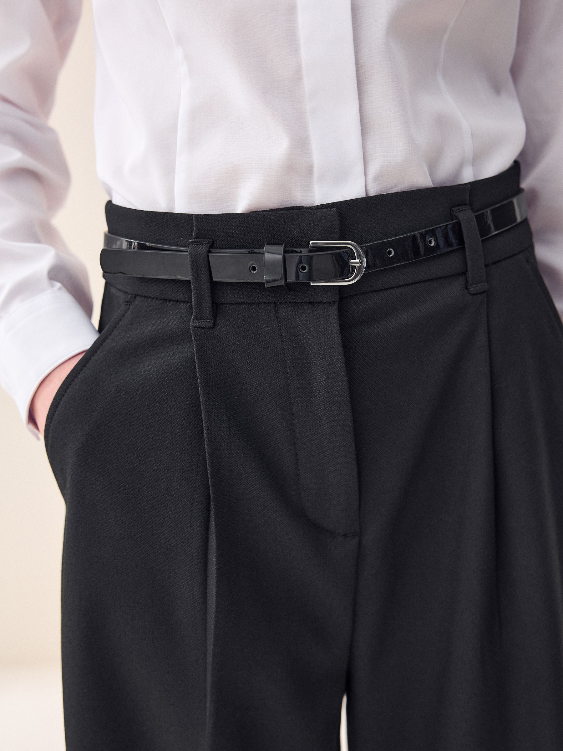MELTON WIDE SLACKS – GOAT ESSENCE