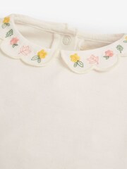 JoJo Maman Bébé Cream Scallop Collar Body - Image 2 of 2