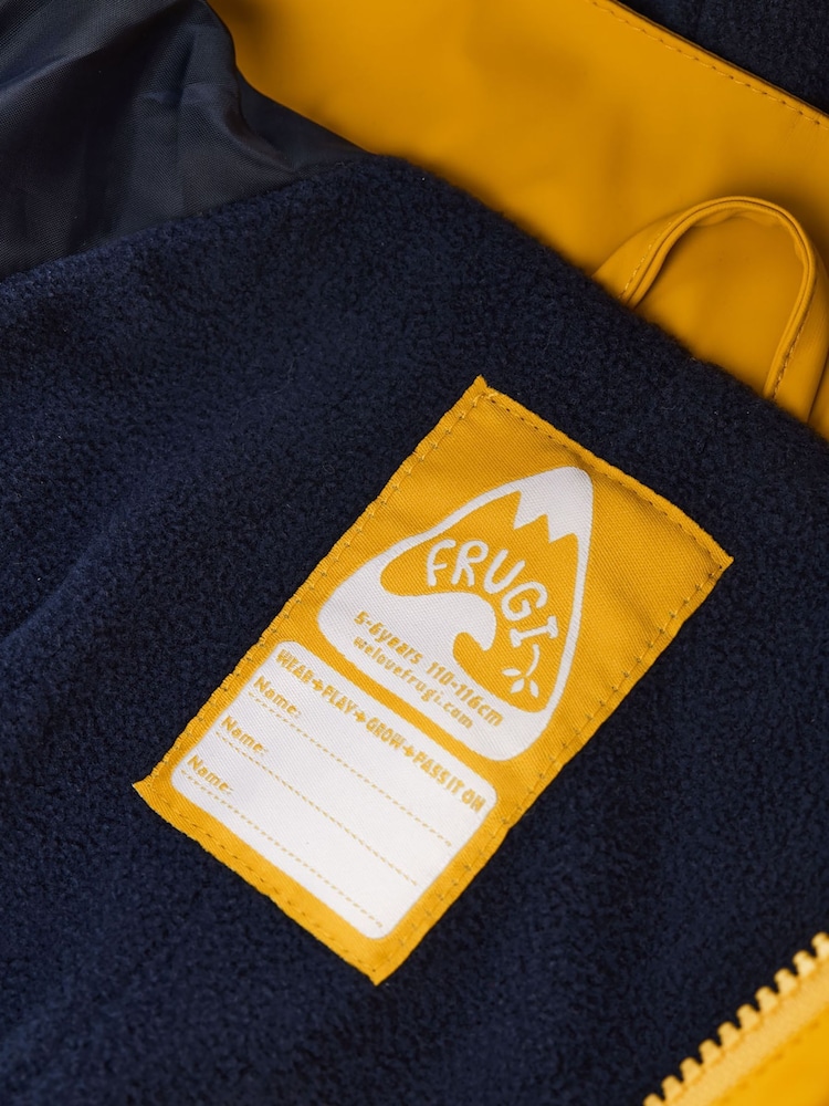 Frugi Yellow Waterproof All-In-One Puddlesuit - Image 5 of 5