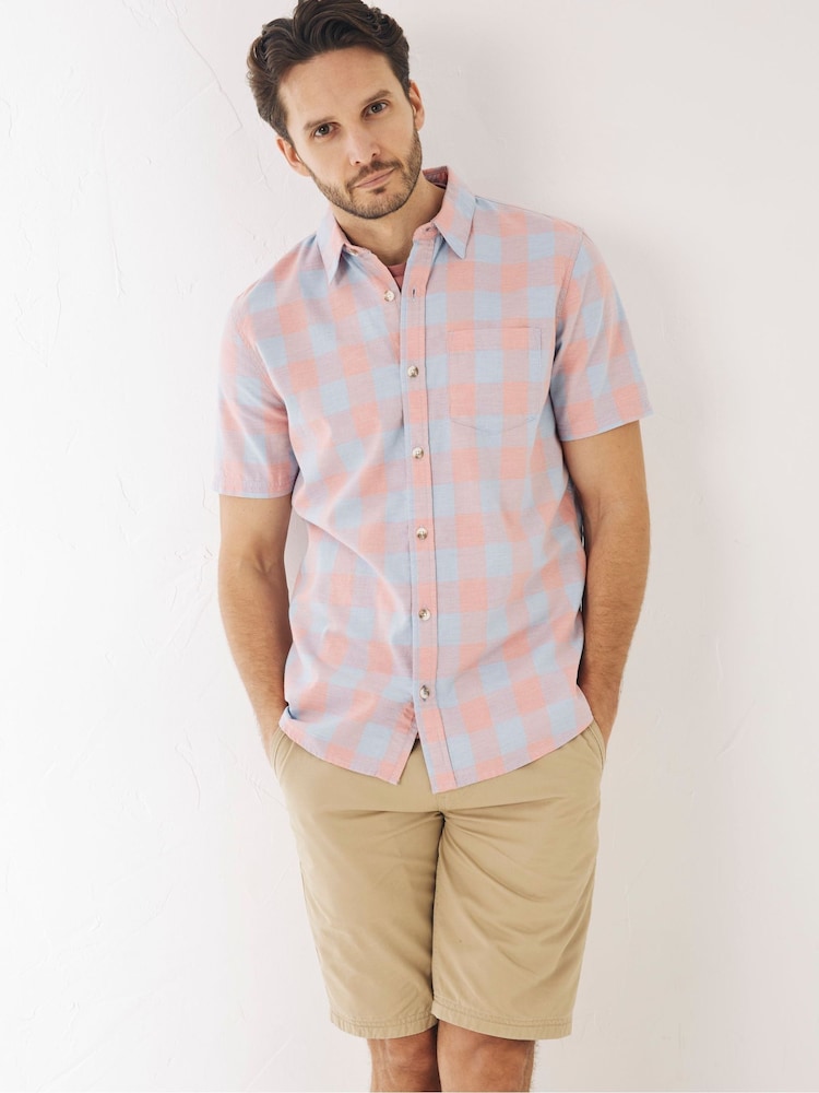 Fat Face Pink Warren Check Shirt - Image 1 of 4 Fat Face Pink Warren Check Shirt - Image 1 of 4