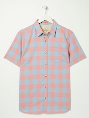 Fat Face Pink Warren Check Shirt - Image 4 of 4