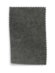Monza Faux Leather Dark Grey Hamilton Black Leg Quilted Office Chair - Image 7 of 8