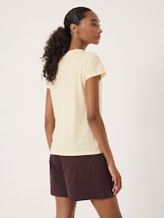 Hush Yellow Serving Since Graphic Slub T-Shirt - Image 2 of 5