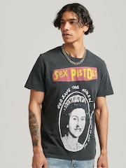 Superdry Black White Sex Pistols Limited Edition Band T-Shirt - Image 3 of 3