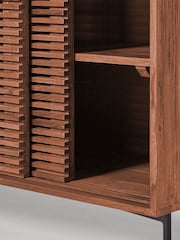 Swoon Brown Weaving Sideboard - Image 6 of 7