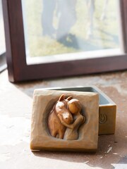 Willow Tree Cream Quiet Strength Keepsake Box - Image 1 of 2