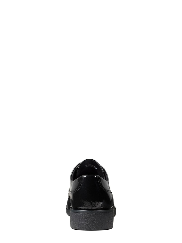 Clarks Black Pat Griffin Lane Shoes - Image 7 of 7
