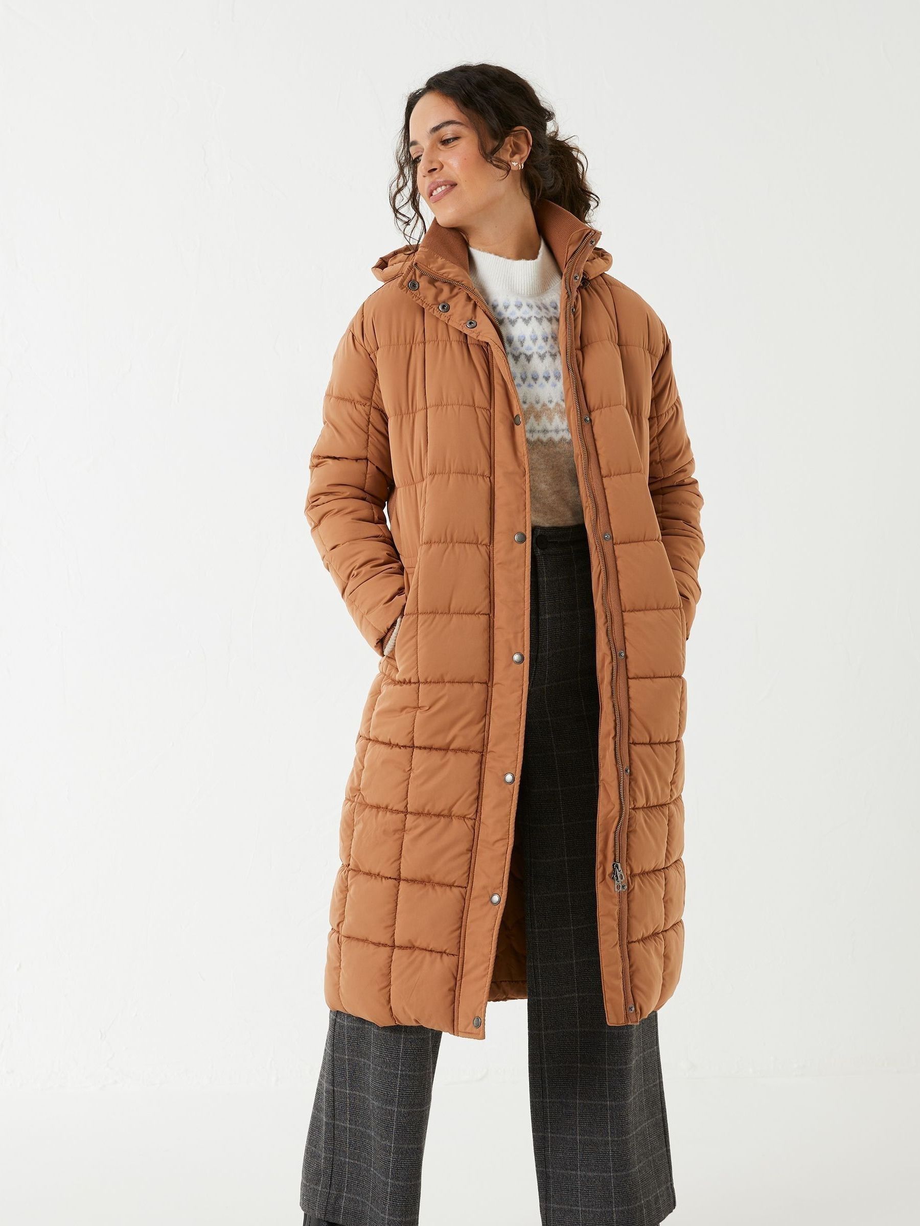 Buy FatFace Yellow Harley Puffer Coat from Next Luxembourg