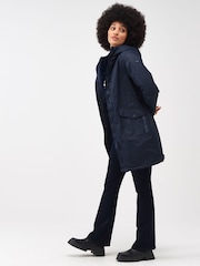 Regatta Navy Romine Longline Waterproof Insulated Thermal Jacket - Image 3 of 9