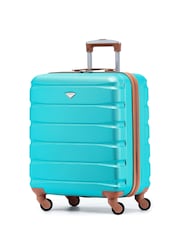 Flight Knight 56x45x25cm EasyJet Overhead 4 Wheel ABS Hard Case Cabin Carry On Hand Luggage - Image 1 of 7