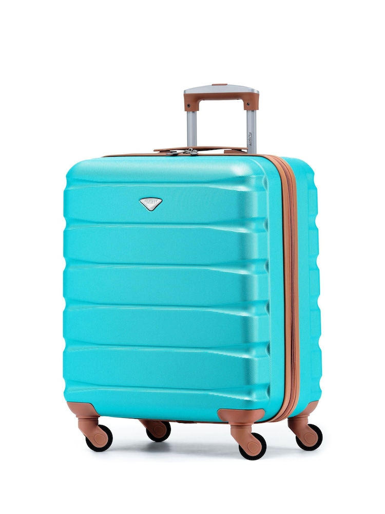 Flight Knight 56x45x25cm EasyJet Overhead 4 Wheel ABS Hard Case Cabin Carry On Hand Luggage - Image 1 of 7