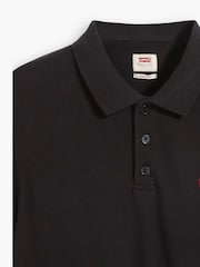 Черный - Levi's® Housemark 100% Cotton Polo Shirt - Image 4 of 4