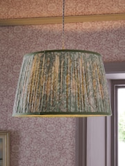 Morris & Co Green Double Bough Pleated Easyfit Shade - Image 1 of 5