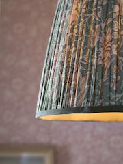 Morris & Co Green Double Bough Pleated Easyfit Shade - Image 3 of 5