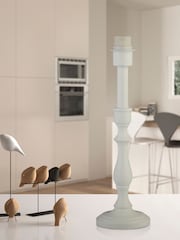Searchlight Cream Wren Candlestick Table Lamp Base - Image 1 of 4