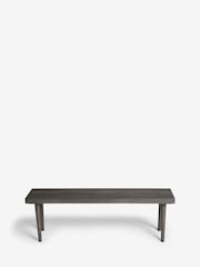 Dark Grey Oak Effect Ezra Bench - Image 2 of 7