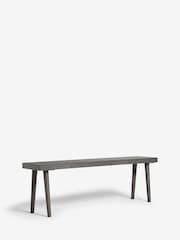 Dark Grey Oak Effect Ezra Bench - Image 3 of 7