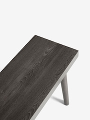 Dark Grey Oak Effect Ezra Bench - Image 6 of 7