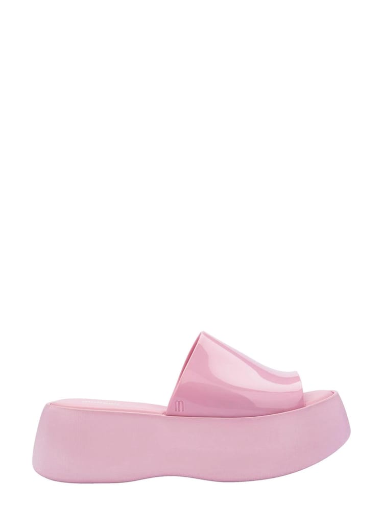 Melissa Pink Platform Slides - Image 1 of 5 Melissa Pink Platform Slides - Image 1 of 5