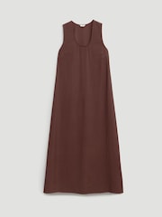 Hush Brown Sophie Scoop Neck Air Flow Maxi Dress - Image 5 of 5