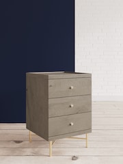 Swoon Grey Halle Bedside Table - Image 1 of 7