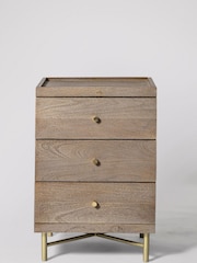 Swoon Grey Halle Bedside Table - Image 3 of 7