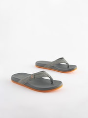 Grey Motionflex Flip Flops - Image 2 of 6