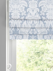 Laura Ashley Blue Martigues Made To Measure Roman Blinds - Image 2 of 6