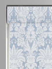Laura Ashley Blue Martigues Made To Measure Roman Blinds - Image 3 of 6