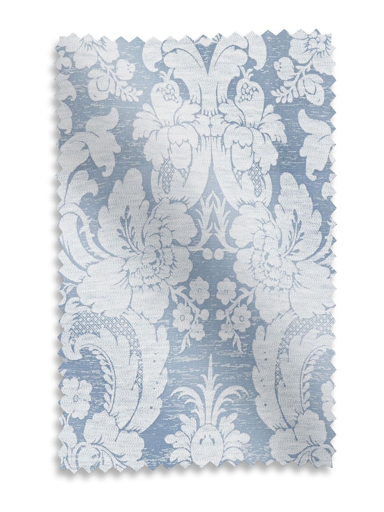 Laura Ashley Blue Martigues Made To Measure Roman Blinds - Image 6 of 6