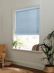 Cath Kidston Blue Rose Bud Made To Measure Roman 100% Cotton Blinds - Image 5 of 6