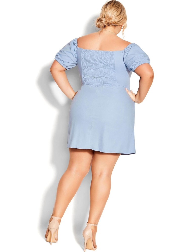 City Chic Purple Sweet Paradise Dress - Image 2 of 4
