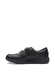 Clarks Black Kids Leather Daze Step Shoes - Image 2 of 6