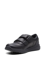 Clarks Black Kids Leather Daze Step Shoes - Image 4 of 6