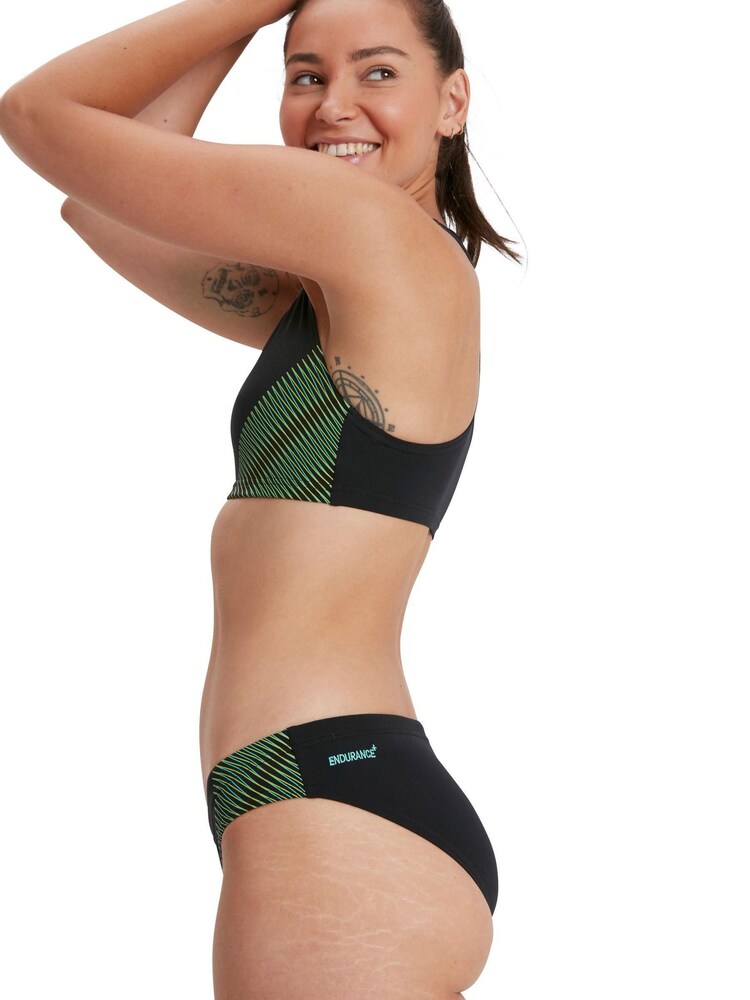 Speedo Placement Black Two Piece Bikini - Image 7 of 11