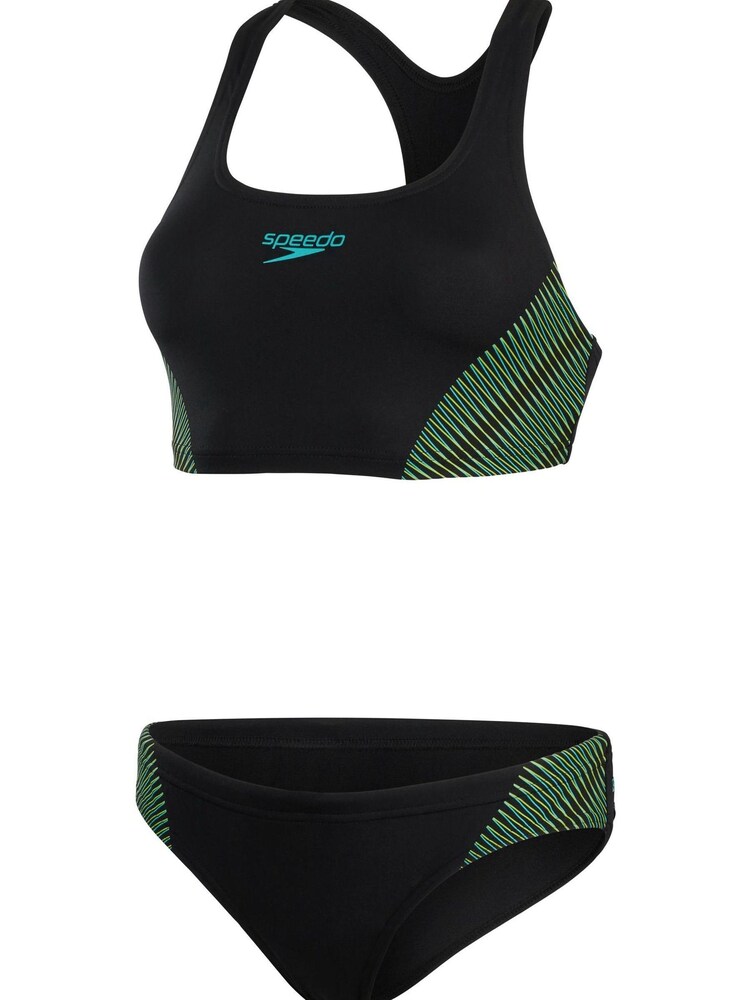Speedo Placement Black Two Piece Bikini - Image 8 of 11