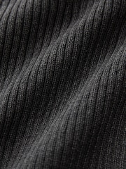 Schwarz - Gerippter Body - Bild 6 von 6