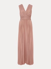 Phase Eight Pink Nelly Pleat Dress - Image 8 of 8