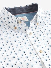 White Geo Printed Short Sleeve Shirt - Image 7 of 8