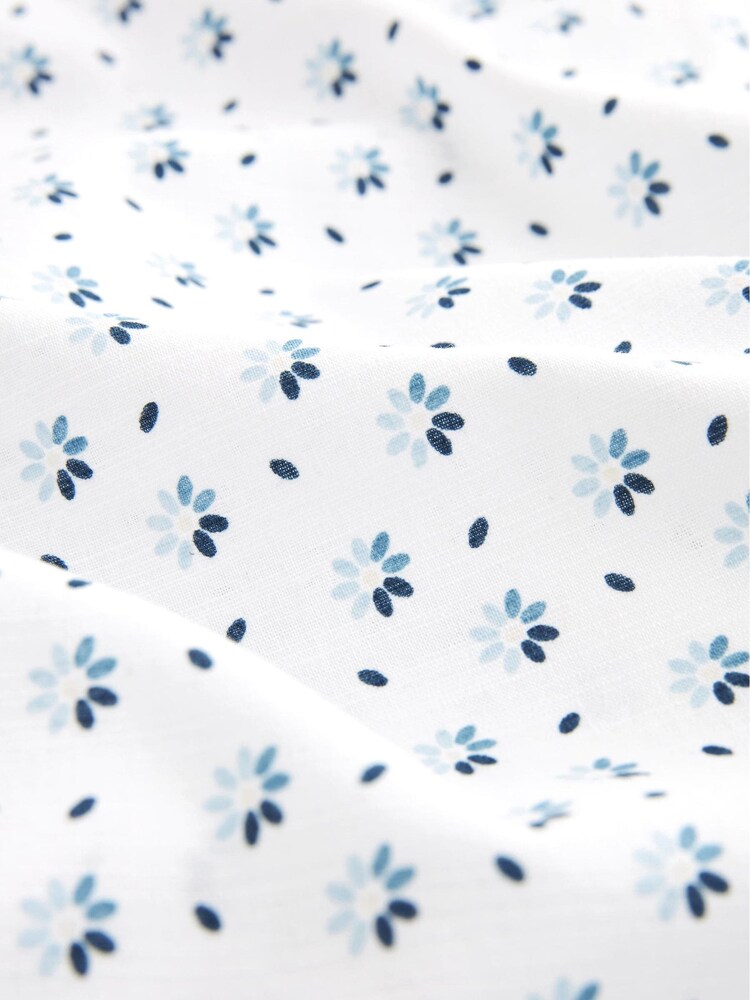 White Geo Printed Short Sleeve Shirt - Image 8 of 8