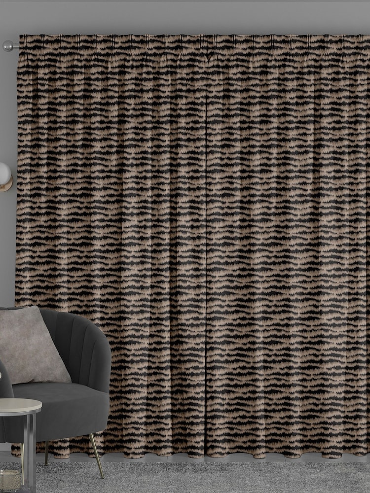 Black Motte Made To Measure Curtains - Image 2 of 9