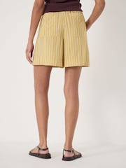 Hush Yellow Wendy Stripe Air Flow Shorts - Image 3 of 5