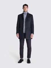 MOSS Grey Epsom Overcoat - Image 2 of 3