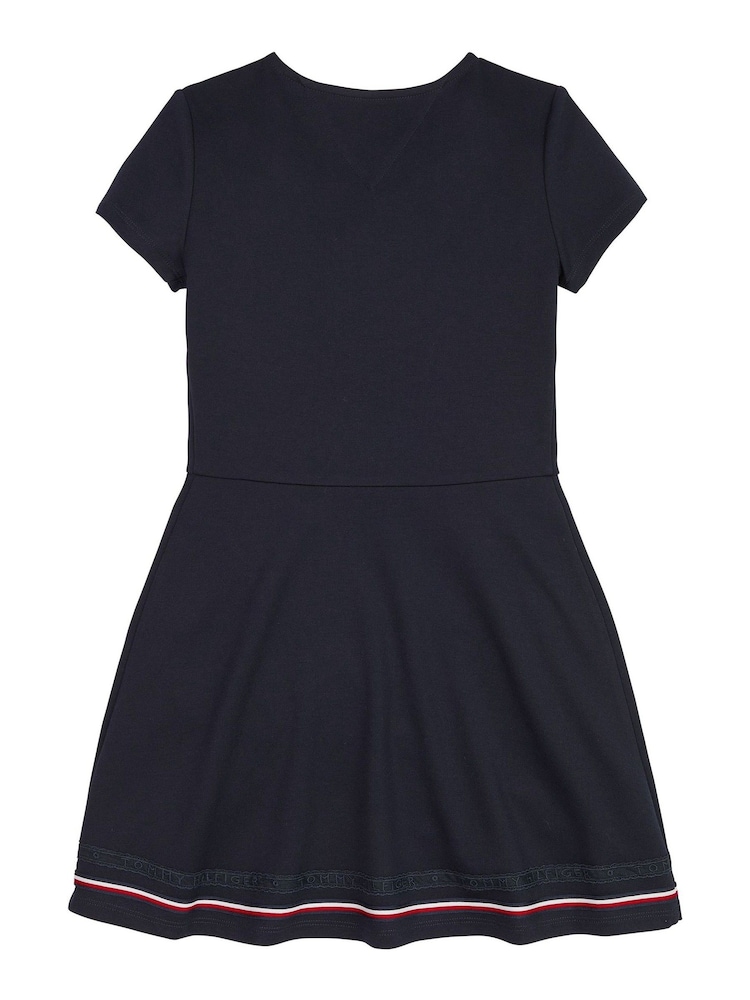Tommy Hilfiger Blue Punto Skater Dress - Image 2 of 3